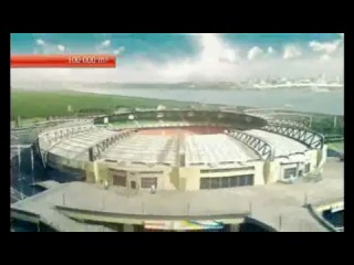 the project of a new football stadium in kazan for 45,000 seats