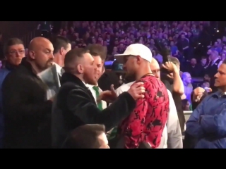conor mcgregor had a snack with sergey kovalev at a boxing evening