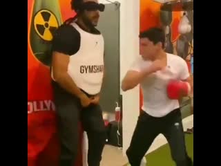 hard boxing prank